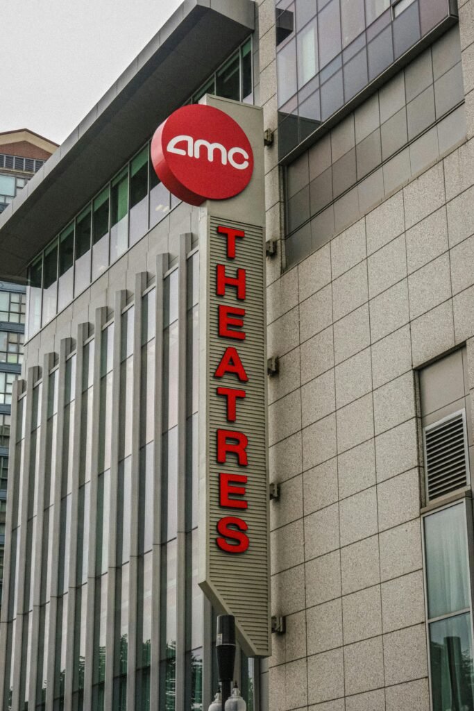 fintechzoom amc stock-amc theater sign