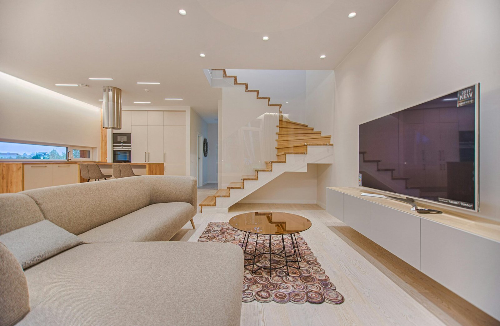 modern home living room with stairs in the background using vy6ys