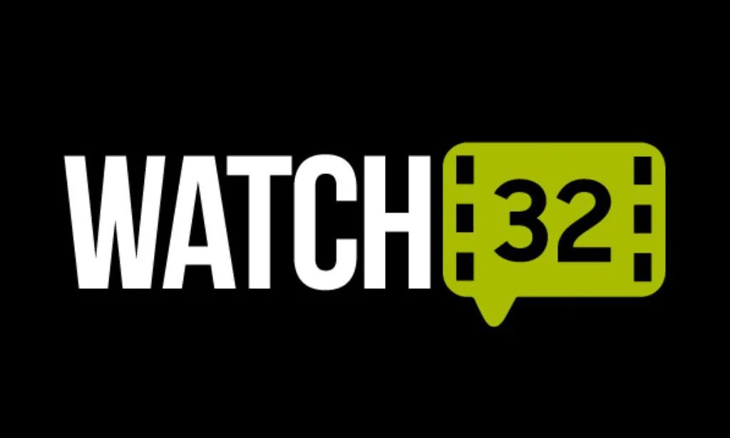 Watch32 logo on a black background