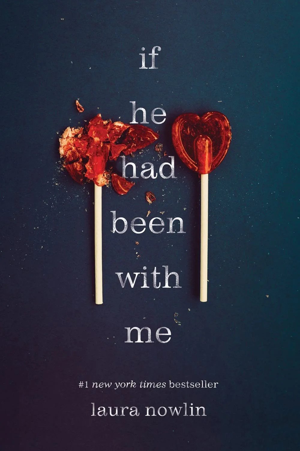 Cover image of "If He Had Been With Me" by Laura Nowlin.