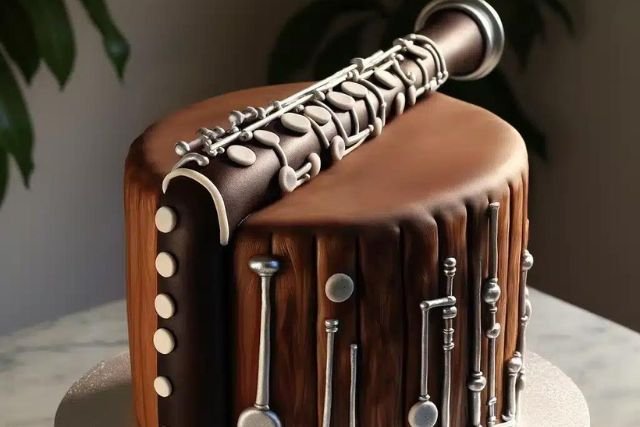 Picture showing bassoon cake